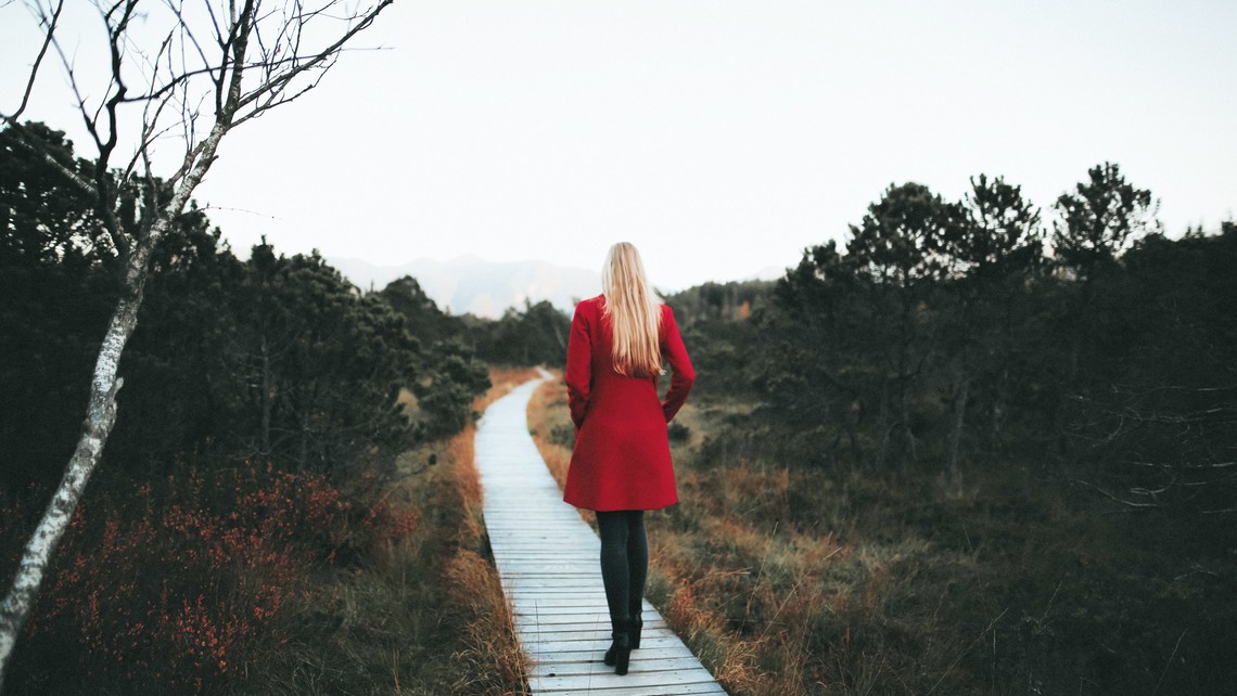 Pexels Girl In Red Coat